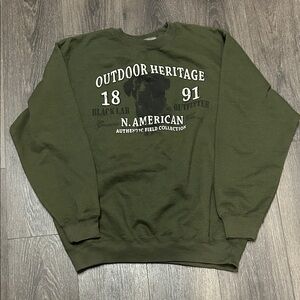 Saddlebred Green Black Lab Men’s Sweatshirt